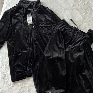 Lauren Ralph Lauren Black Lightweight Shirt Jacket